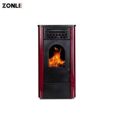 China China Modern Eco Friendly Cast Iron Smokeless Stove Pellet Heater With Efficient Output Biomass Wood Pellet Stoves for sale