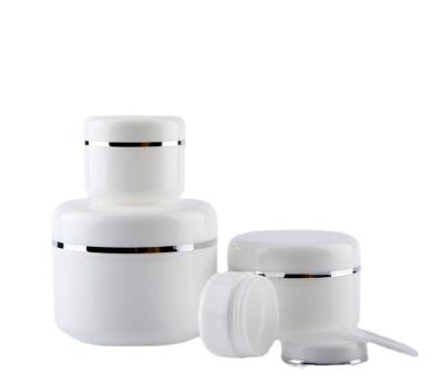 China 5g 250g plastic cosmetic body cream jar jars jerry can canning transparent plastic boxes for sale