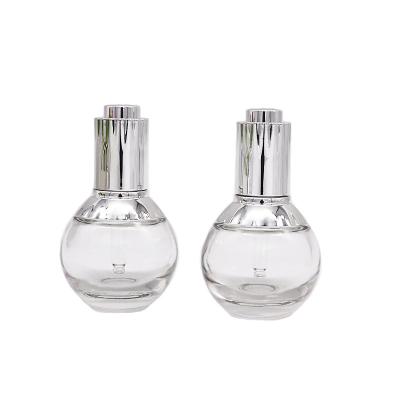 China Cosmetic 30ml Glass Bottle Dropper Oil Dropper Bottle Oil Dropper Bottle for sale