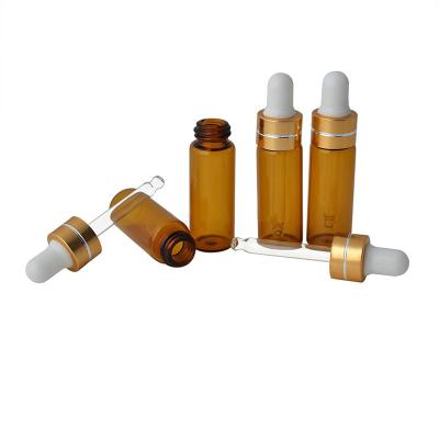 China Cosmetic 5ml 10ml 15ml 20ml Glass Bottle Dropper Oil Dropper Bottle Oil Dropper Bottle for sale