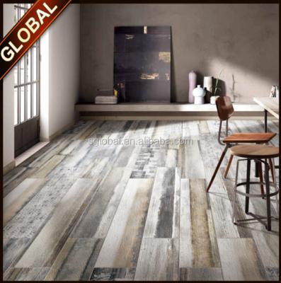 China Rustic Tiles Wood Grain Tile / Gray Wood Like Tile Flooring for sale