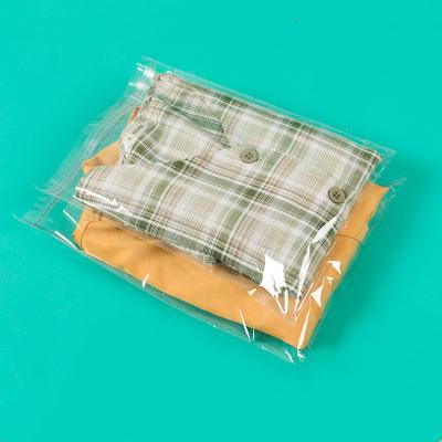 China Disposable clear poly plastic opp bags clothes self seal plastic bags with glue resealable opp plastic bags for clothing for sale