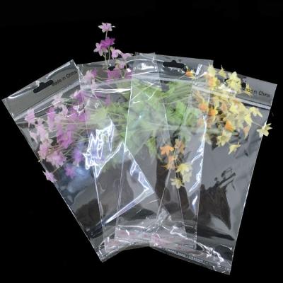 China Disposable top grade cheap opp bag with poly header opp bags transparent opp bags for phone for sale