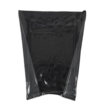 China Safety PE Organ High Pressure Bag Plastic Transparent Folding Clothing Packaging Bag for sale