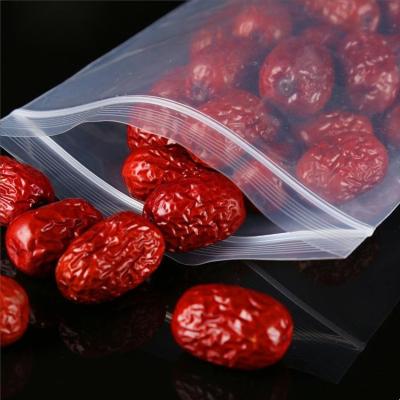 China Wholesale Recyclable White 12*17CM Clear PE Plastic Clothing Ziplock Bag Jewelry Ziplock Bag for sale