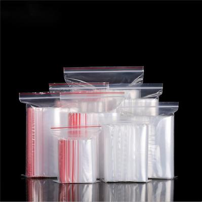 China Wholesale Customized Recyclable Closed Transparent Pe Bag Plastic Sealed Brand Packaging Ziplock Bag Book Packing Bag for sale