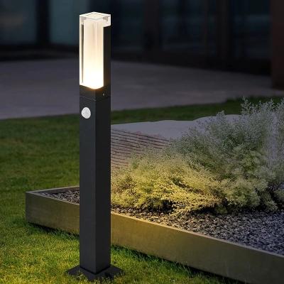 China Square Landscape Lawn Lights IP65 10W LED Garden Lawn Lamp New Style Pillar Outdoor Waterproof Aluminum Garden Path for sale