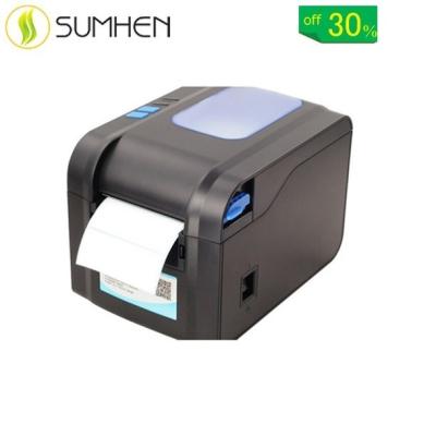 China Label paper label barcode auto positioning printer 3 inch USB port direct thermal desktop label printer XP-370B for sale