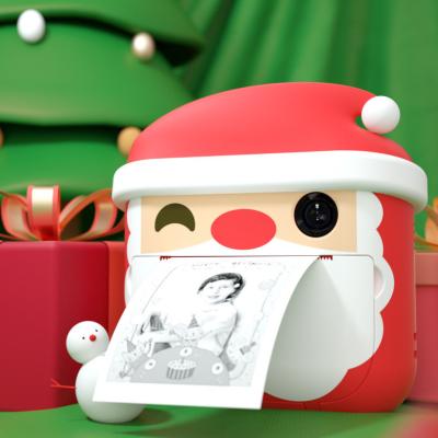 China Built-in LED Flashlight Santa Child Camera Instant Print HD Camera Christmas Gift Birthday Gift for sale