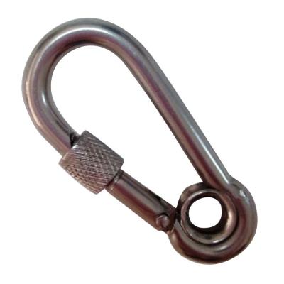 China Marine Hardware Fittings Painting Stainless Steel Snap Hooks With Eyelet Screw for sale