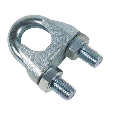 China Wire Rope Clamps DIN 1142 8mm Stainless Steel Fitting Clip For ZINC Finish Clamps for sale