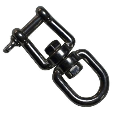 China Customized Color Aluminum Swivel Carabiner With Durable Stainless Steel Jaw Eye for sale