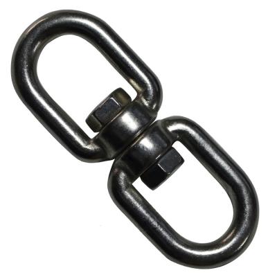 China Wire Rope Fittings Eye Eye Swivel Carabiner Swivel Snap Hook Torque Swivel Hinge for sale