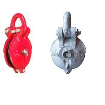 China Electricity Cable Stringing With Special Shaped Snatch Block Pulley Block for sale