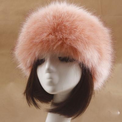 China New Arrivals Fabric Women Fur Headband Designer Beauty Winter Fluffy Faux Fur Headband for sale