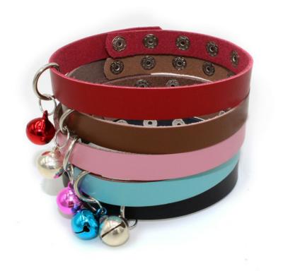 China Viable New Design Rivet Laser Engraved Custom Logo Pet Collar Leather Dog Collars for sale