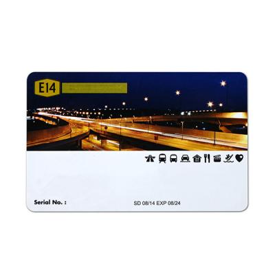 China Waterproof / Waterproof SUNLANRFID Printed Size CR80 HF 13.56Mhz ISO14443A RFID NTAG213 NFC Card for sale