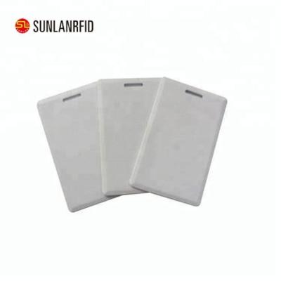 China Waterproof / Weatherproof 1.8MM Thickness 125KHz TK4100 RFID Clamshell Proximity EM-Marine Card for sale