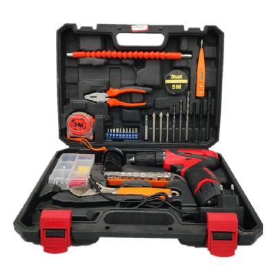 China High Quality 108PC 10mm Portable Cordless Drill Home Handy Kit for sale