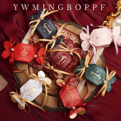 China Gift & Wholesale Printing European Luxury Gift Wrapping Paper Craft Cardboard Wedding Candy Dessert Sweet Chocolate Truffle Box for sale