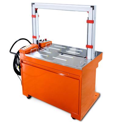 China Automatic Food Large Carton Packaging PP Belt Strapping Machine Made In Factory for sale