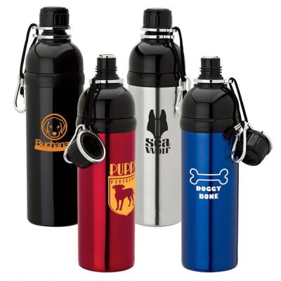 China Sustainable Portable Stainless Steel Dog Travel Water Bottle For Walking for sale