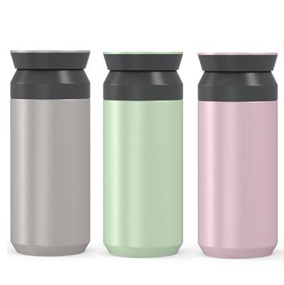 China Customized Viable Wide Mouth 350ml Stock Product Double Wall Stainless Steel Travel Thermos Vacuum Flask Sublimation for sale