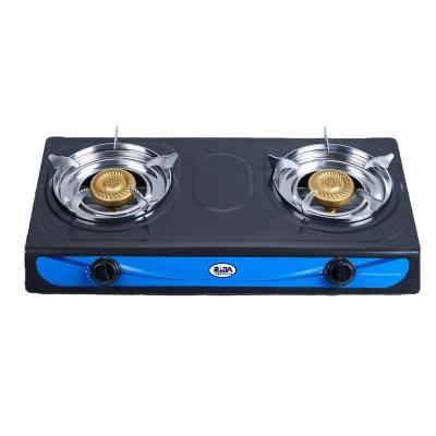 China New Style Commercial Cold Gray Sheet Panel Burner Gas Cooker / Cheap Molded Gas Stove for sale