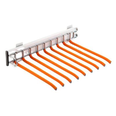 China Multifunctional Telescopic Pants Racks Adjustable Trouser Racks Telescopic Folding Hanger Hanger For Wardrobe for sale