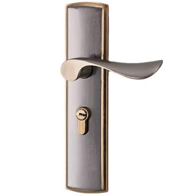 China Household Modern Security Mute Door Handle Lever Handle Lock Bathroom Handle Door Lock Model for sale