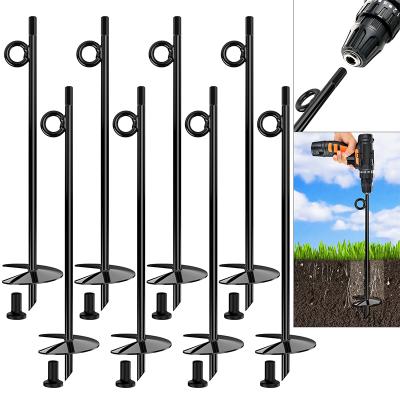 China Useful tools to help you 2021 Fixed Swings High Quality Ground Anchor Screw Ground Anchor Bolt For Camping Tent Swing for sale