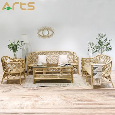 China (Size)Modern adjustable style garden sofas three seat rattan sofaswith single seat loveseats for villa for sale