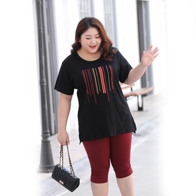 China New Arrival Anti-pilling Plus Size Fashion Oversized Crew Neck Women's Clothing Tees Comfortable Girl's T-shirt for sale