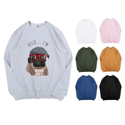 China Wholesale Blank Pattern Women's Anti-wrinkle Dog Hoodies And Sweatshirts Crewneck Pullover Sweatshirt Custom Logo for sale