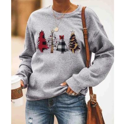 China Anti-wrinkle popular women's new hoodie with Christmas print for sale