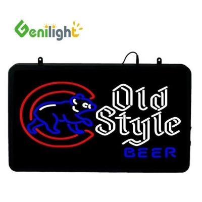 China Custom LED Neon Sign for Bar Shop Front Board Acrylic Animation Material Epoxy Resin for sale