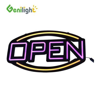 China Passion Party Custom LED Neon Open Sign CE RoHS LVD Certified and ANIMATION Display for sale