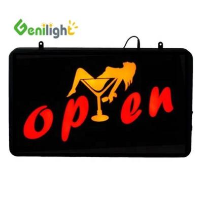 China OPEN Sexy Girls Pub Bar Club LED Light Sign Rectangle Shape Working Lifetime 50000 hours for sale