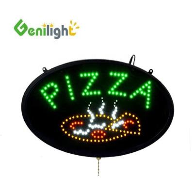 China Indoor Power Supply Pizza Led Letter Sign for Shop Business Windows by ODM for sale