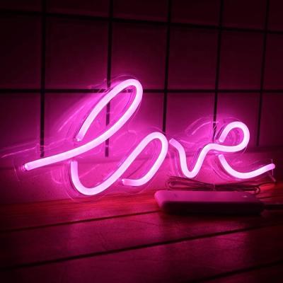 Cina 50000 ore di vita Business Neon Sign Large LED Love Light per un design personalizzato in vendita