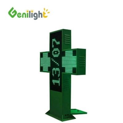 China Best of Cross led pharmacy sign board display for outdoor advertising publish for sale