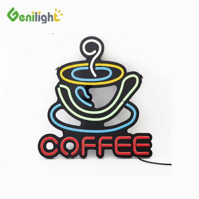 China Electronic Coffee Advertising Display Custom LED Neon Light with CE Certification for sale