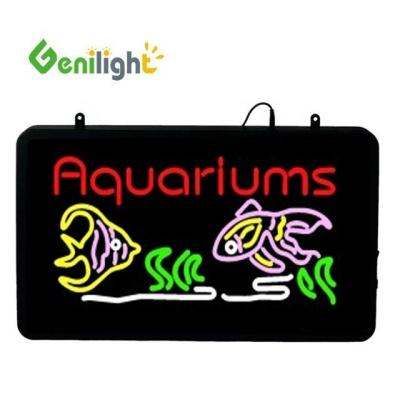 China Genilight 56*33 cm LED Aquarium Light Neon Signs for Aquarium Holds High Resolution for sale