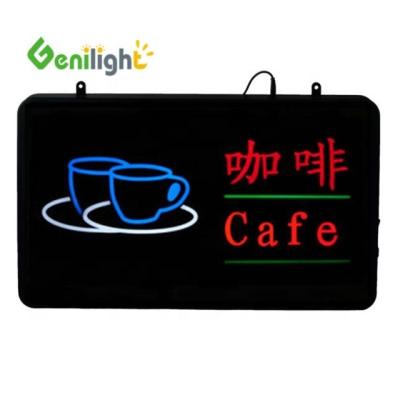 China Photo Media LED Neon Open Sign Panel Size 56*33 Perfect for Cafe Decoration and Beyond for sale