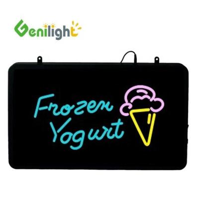 China Genilight 22*13inch High Brightness Professional Ice Cream Neon Sign Pixel Pitch for sale