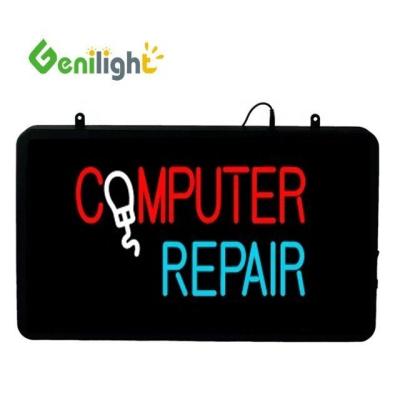 China 22*13inch Acrylic LED Neon Sign Letter for Computer Repair Touch Screen Type Non-Touch for sale