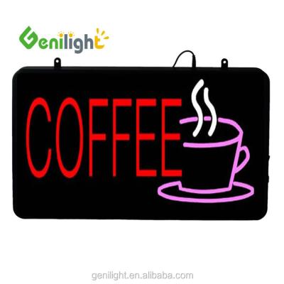 China Bright  Display Board 12V Neon LED Coffee Sign for Hanging Installation GLT-LSN5633-037 for sale