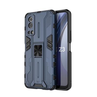 China Unique Anti-drop Design PC TPU Hybrid Mobile Phone Case Kickstand Phone Case For VIVO-IQOO-Z3 Cover for sale