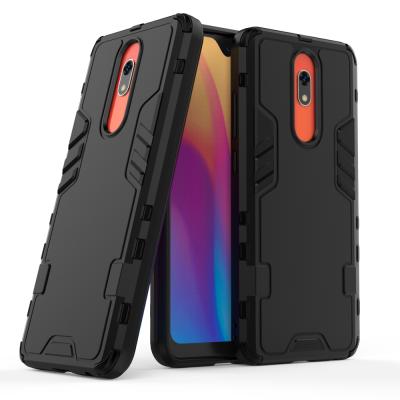 China Convenient Shockproof Kickstand Phone Case For Xiaomi Redmi 8A 8 Tpu PC Case Cover for sale