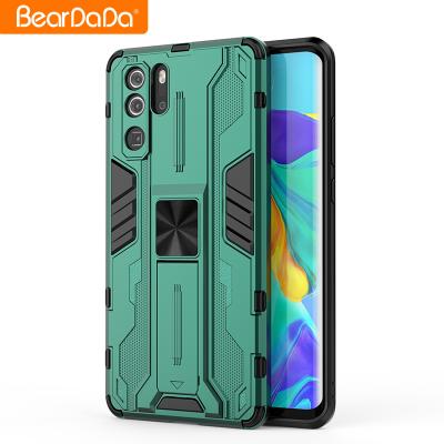 China Factory Price Anti-fall TPU Kickstand Car Phone Case Magnetic Shockproof Mobile Phone Case For Huawei P30 pro for sale